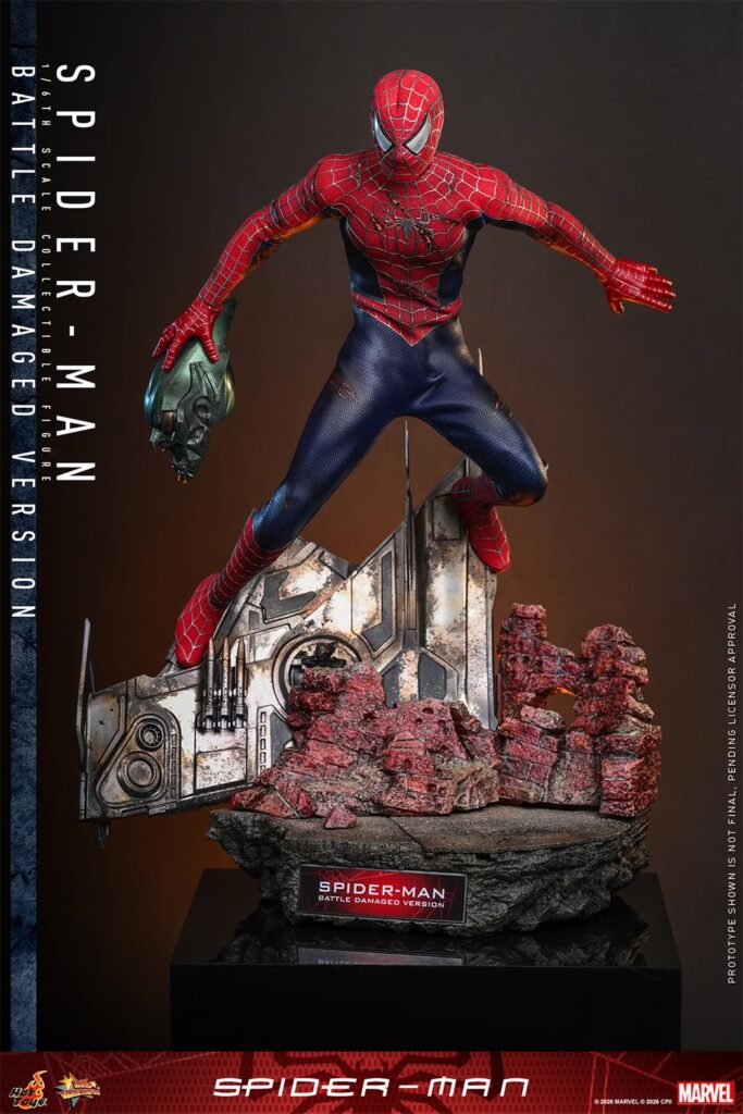 Hot Toys - Spider-Man Battle Damaged Version - MMS859 1/6 Scale Figur aus Spider-Man (2002)