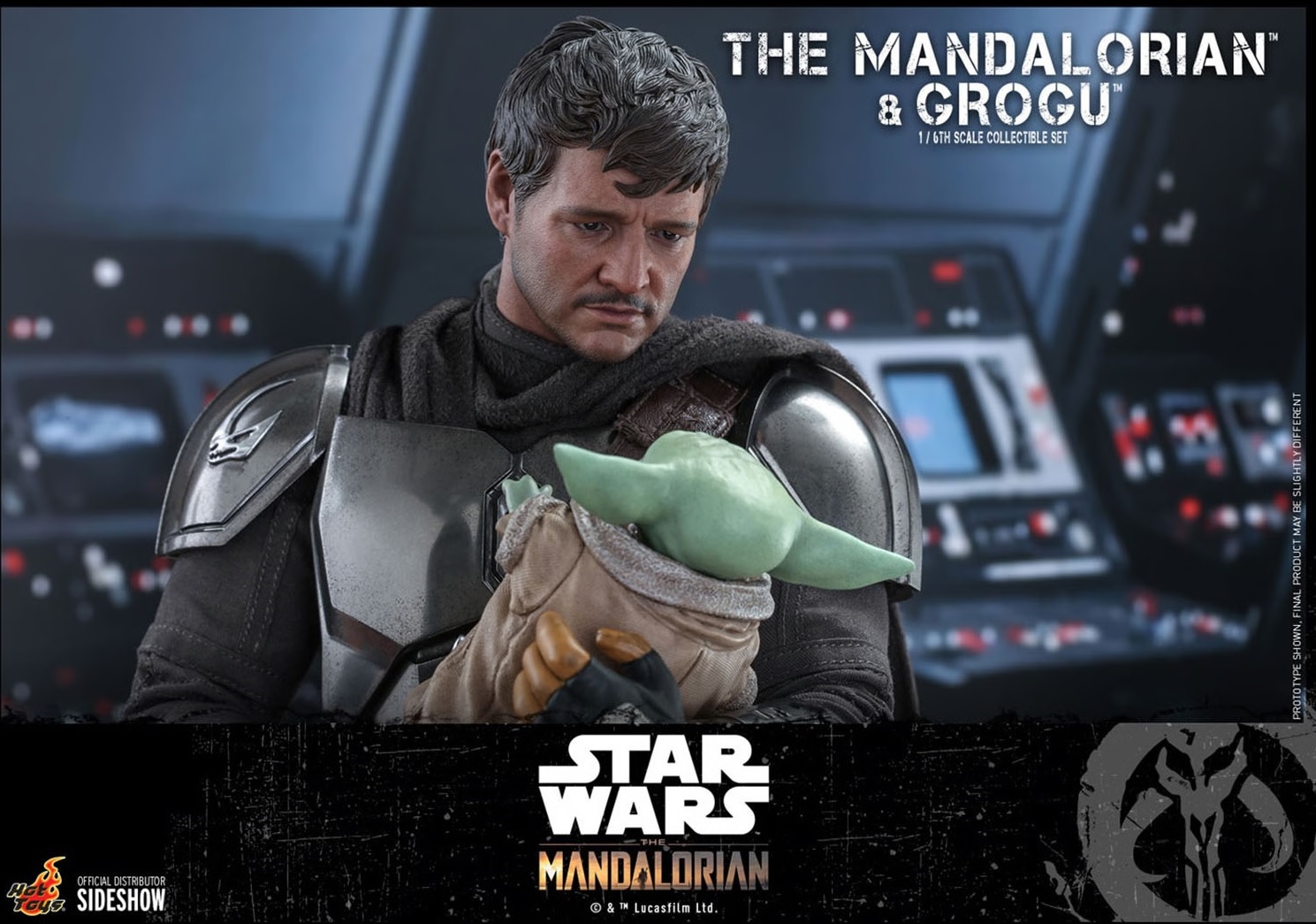 Hot Toys – Mandalorian & Grogu Deluxe Set MMS872 — 1/6 Scale Figuren-Set aus Star Wars