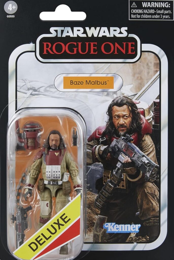 Hasbro – Star Wars Vintage Collection Baze Malbus — Rogue One Deluxe 3,75 Zoll Figur zum 10. Jubiläum — Jetzt bei Amazon.de kaufen