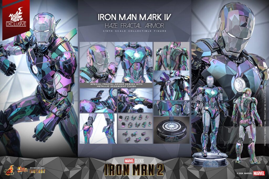 Hot Toys - Iron Man Mark IV Haze Fractal Armor — MMS855D79 1/6 Scale Figur