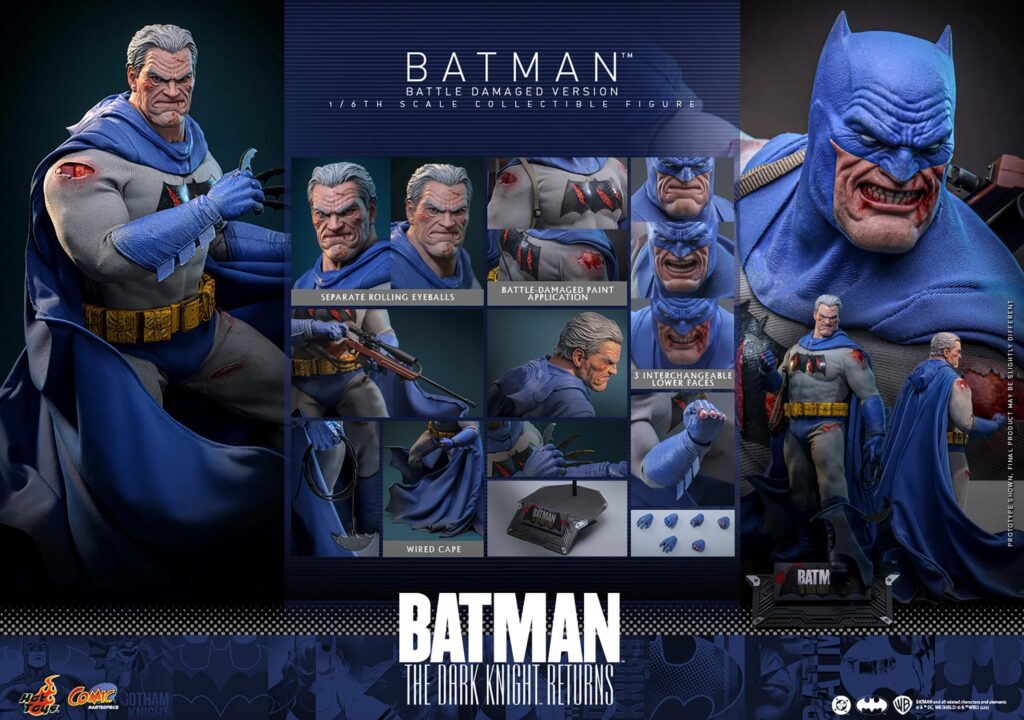 Hot Toys - Batman Battle Damaged Version - CMS031 – 1/6 Scale - 40 Jahre Dark Knight Returns