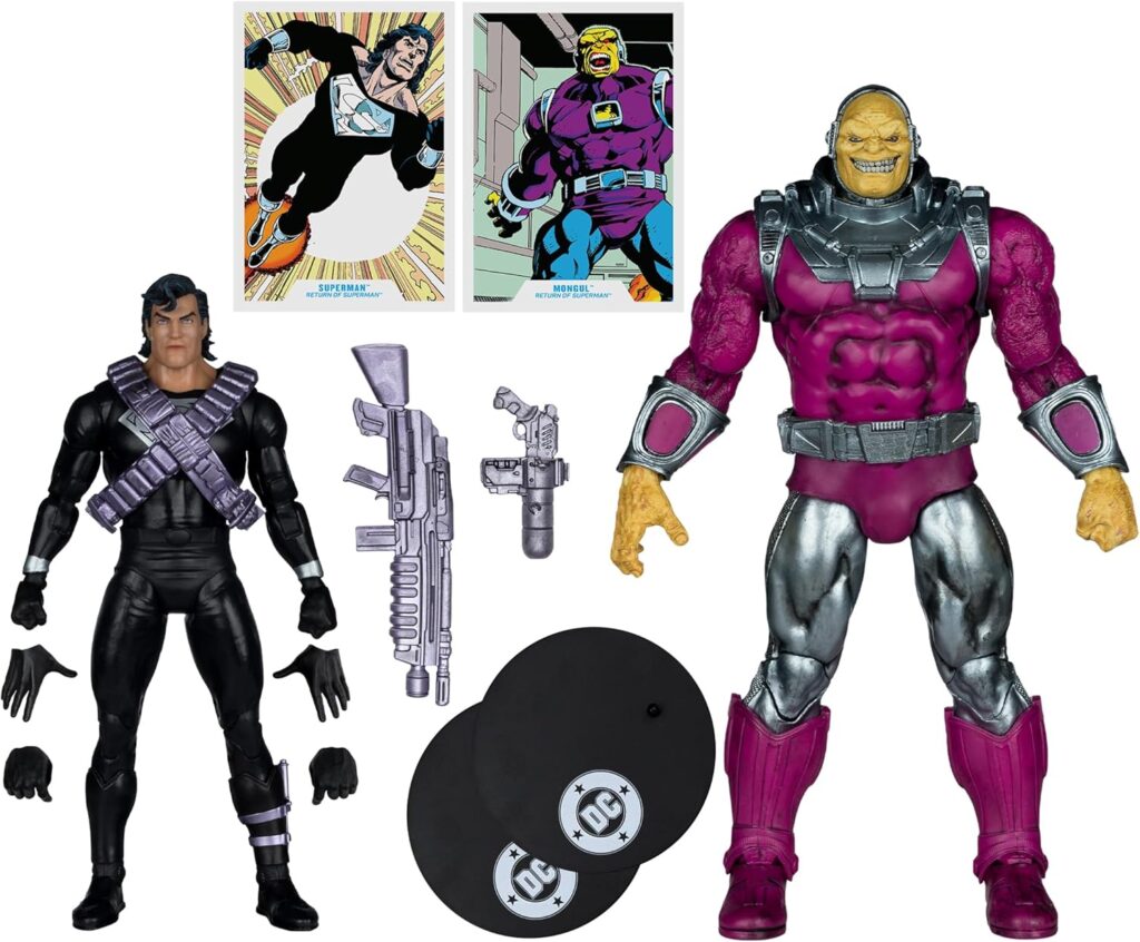 McFarlane Toys Superman vs. Mongul Megafig — Return of Superman 2er-Pack