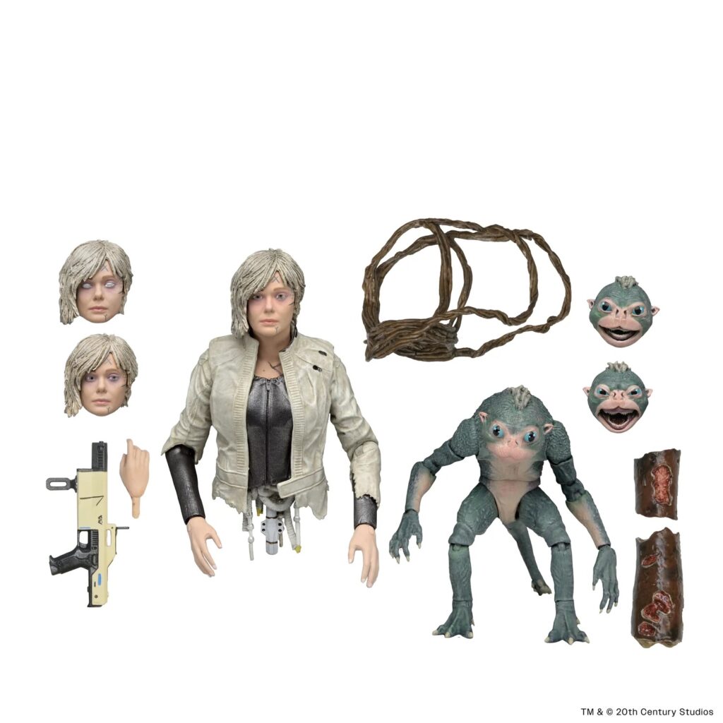 NECA - Predator: Badlands Ultimate Thia & Bud Set 7" Figuren