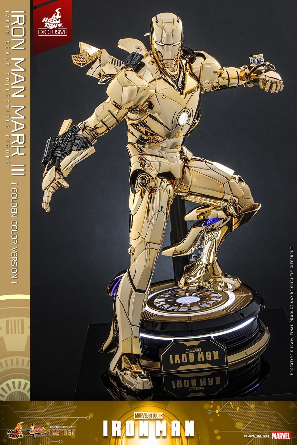 Hot Toys Iron Man Mark III Golden