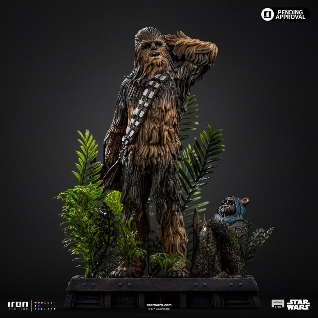 Iron Studios - Chewbacca & Tokkat (Star Wars: Return of the Jedi) - Art Scale 1/10 Statue