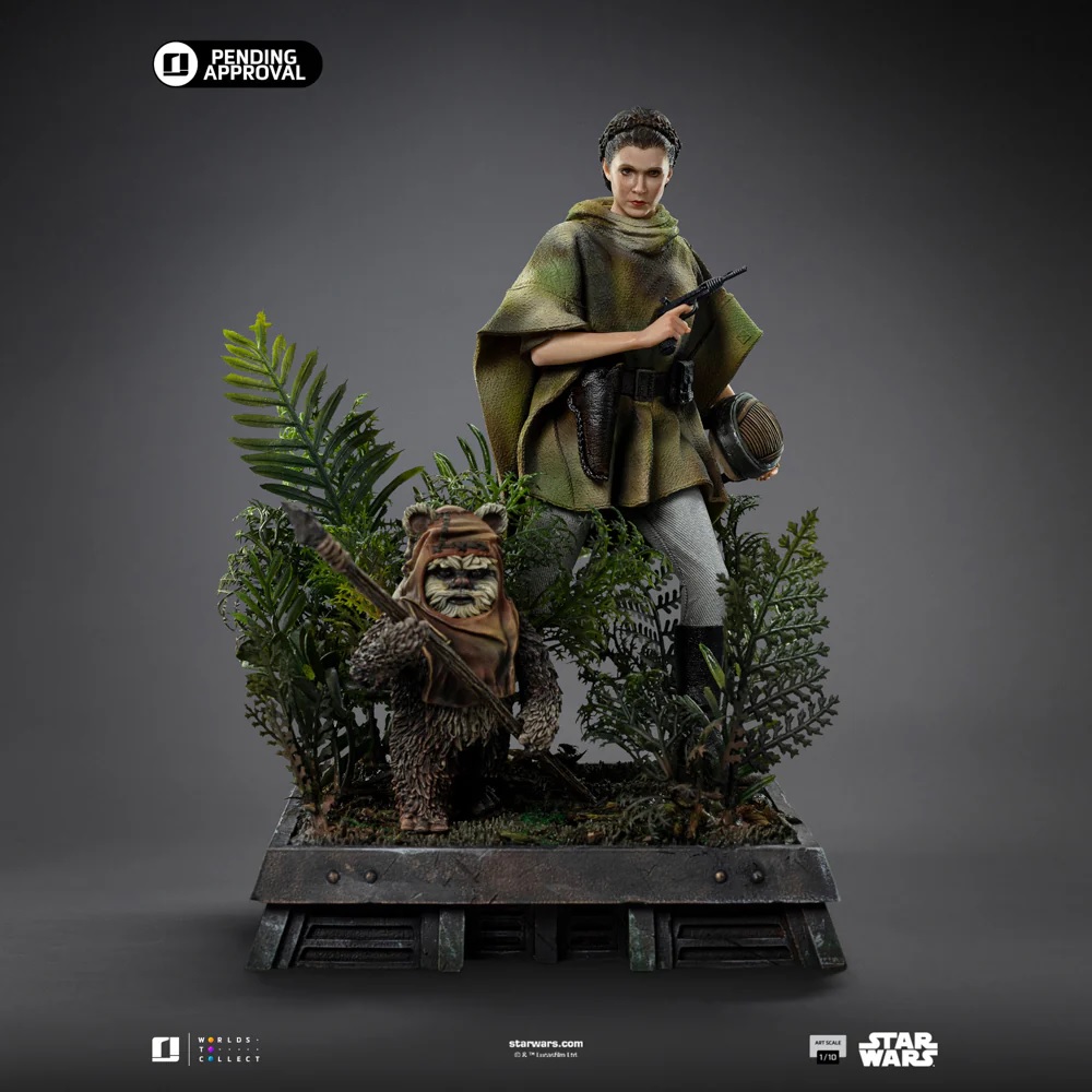 Iron Studios - Leia & Wicket (Star Wars: Return of the Jedi) - Art Scale 1/10 Statue