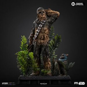 Iron Studios – Chewbacca & Tokkat (Star Wars: Return of the Jedi) – Art Scale 1/10 Statue – Jetzt vorbestellen