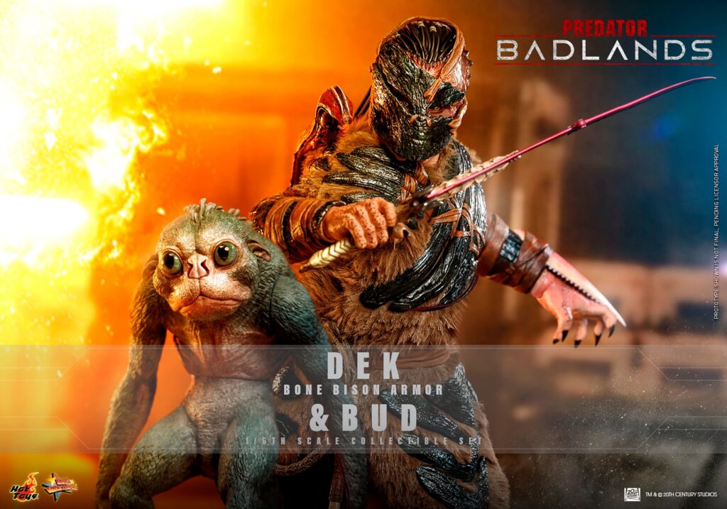 Hot Toys – Dek (Bone Bison Armor) & Bud – MMS873 – Predator: Badlands – Jetzt vorbestellen