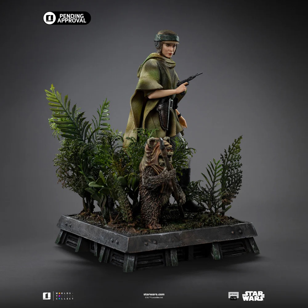 Iron Studios - Leia & Wicket (Star Wars: Return of the Jedi) - Art Scale 1/10 Statue