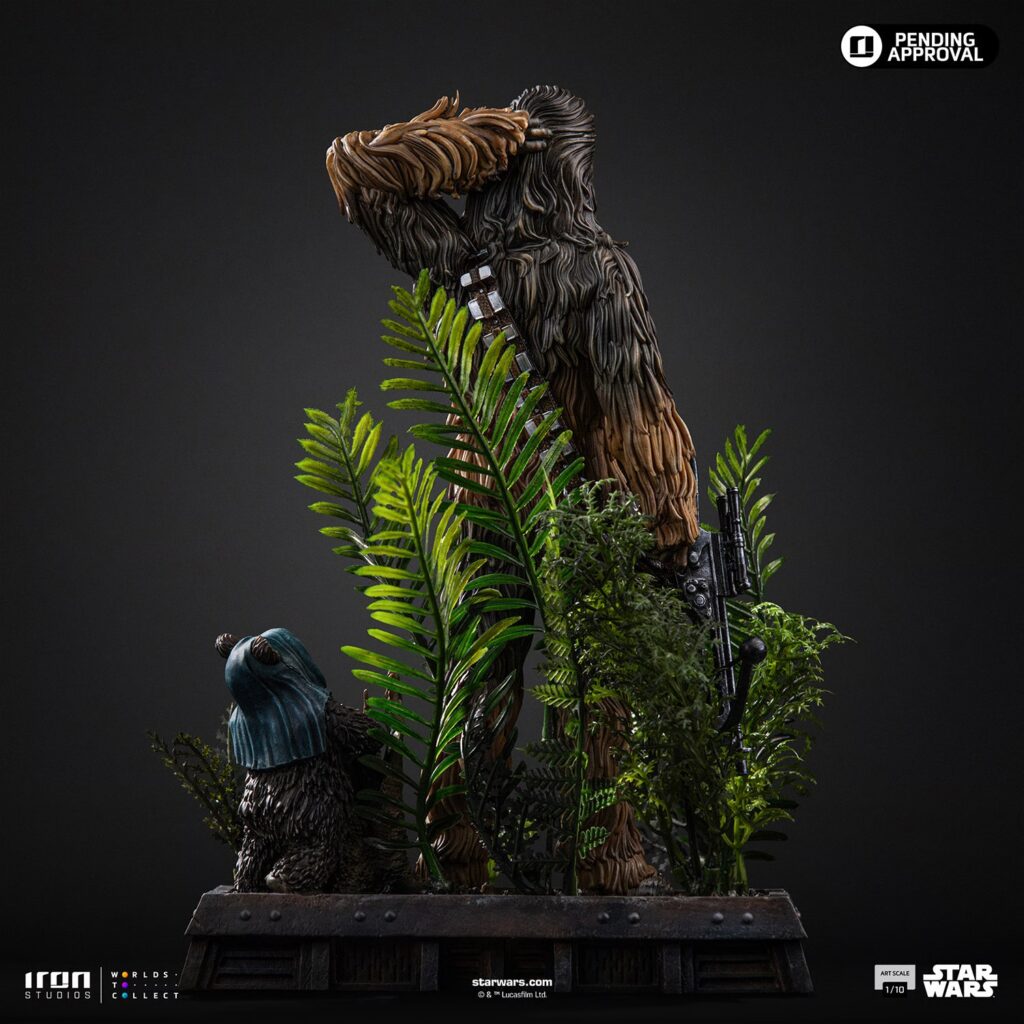 Iron Studios - Chewbacca & Tokkat (Star Wars: Return of the Jedi) - Art Scale 1/10 Statue