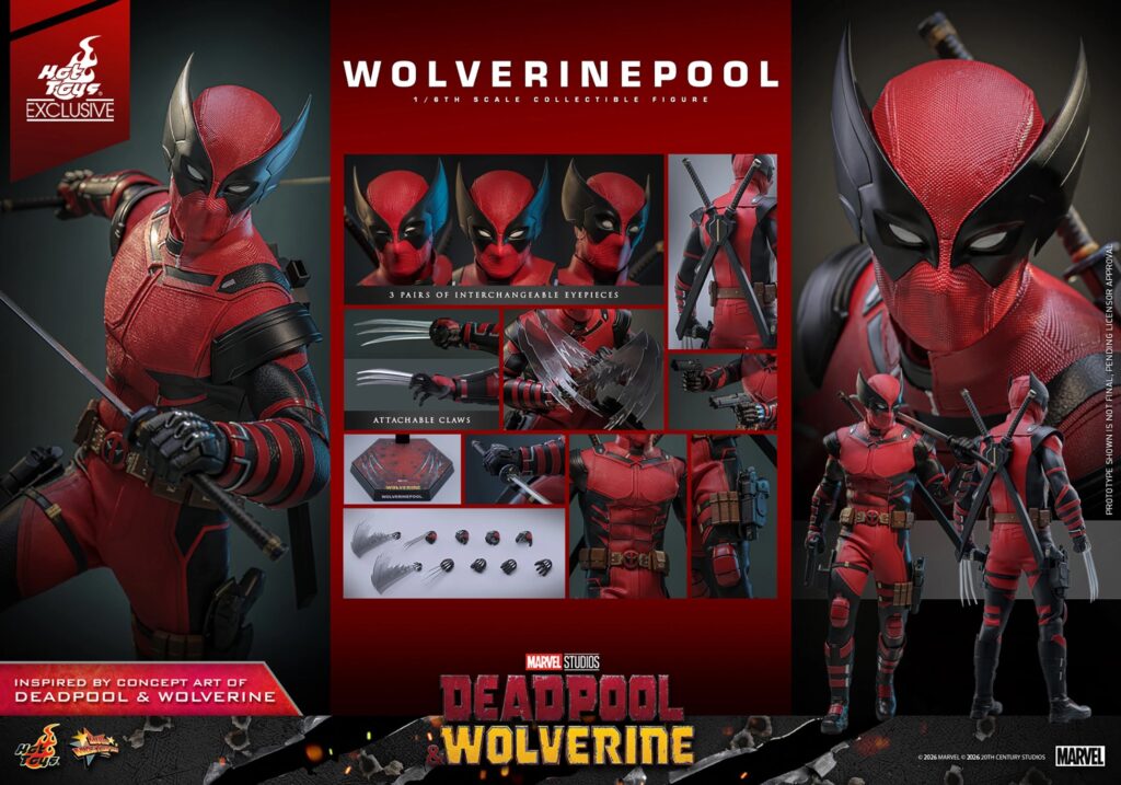Hot Toys Wolverinepool MMS857 — 1/6 Scale Figur aus Deadpool & Wolverine — Jetzt Vorbestellen - Limitiert 2.000 Stck