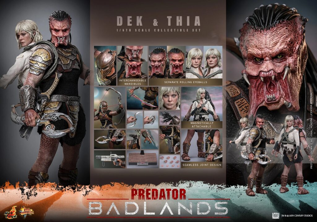 Hot Toys - Dek & Thia - MMS850 - Predator: Badlands - Sixth Scale Figure Set