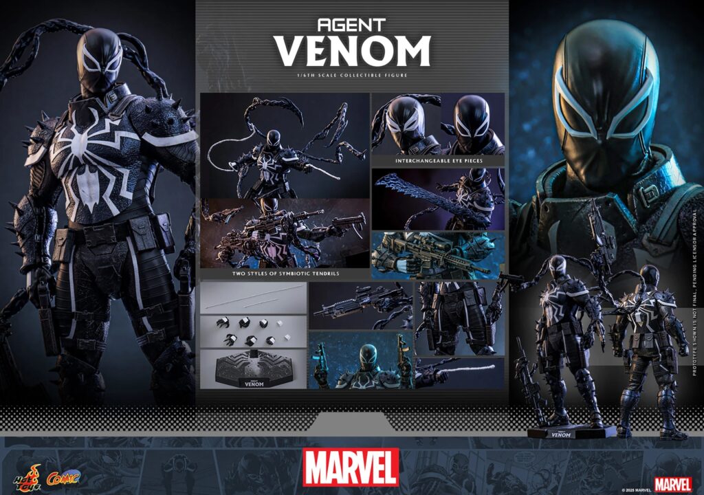 Hot Toys Agent Venom - CMS025 1/6 Scale Figur aus Marvel Comics
