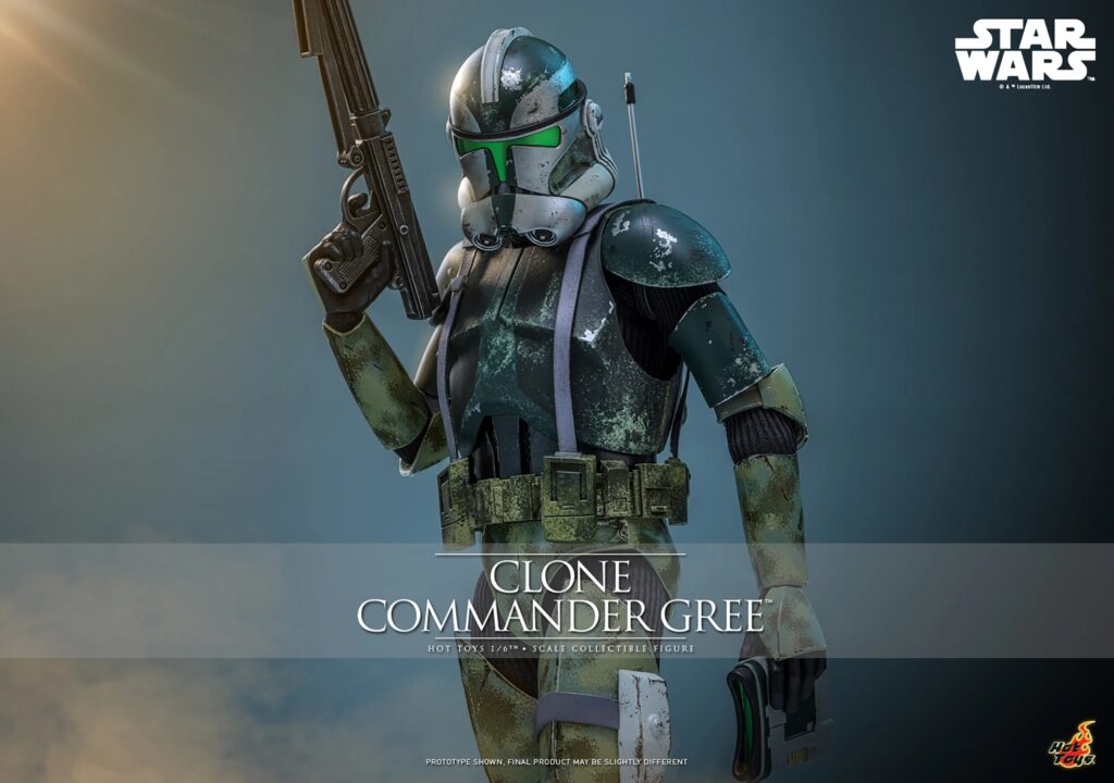 Hot Toys – Clone Commander Gree — MMS877 1/6 Scale Figur aus Star Wars: Revenge of the Sith — Jetzt Vorbestellen