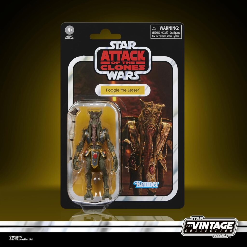 Hasbro – Vintage Collection – Poggle the Lesser – 3,75-Inch Figur aus Star Wars: Attack of the Clones – Jetzt bei amazon.de kaufen