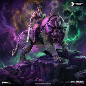 Iron Studios – He-Man & Battle Cat Deluxe – Masters of the Universe – Art Scale 1/10 – Jetzt Vorbestellen