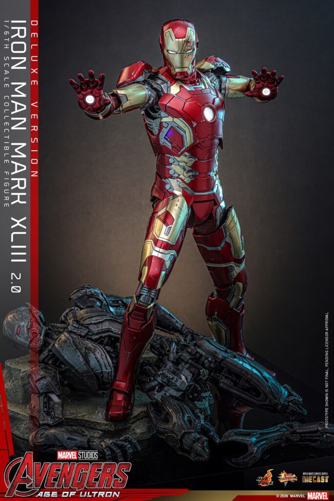 Hot Toys - Iron Man Mark XLIII 2.0 Deluxe Version – Avengers: Age of Ultron