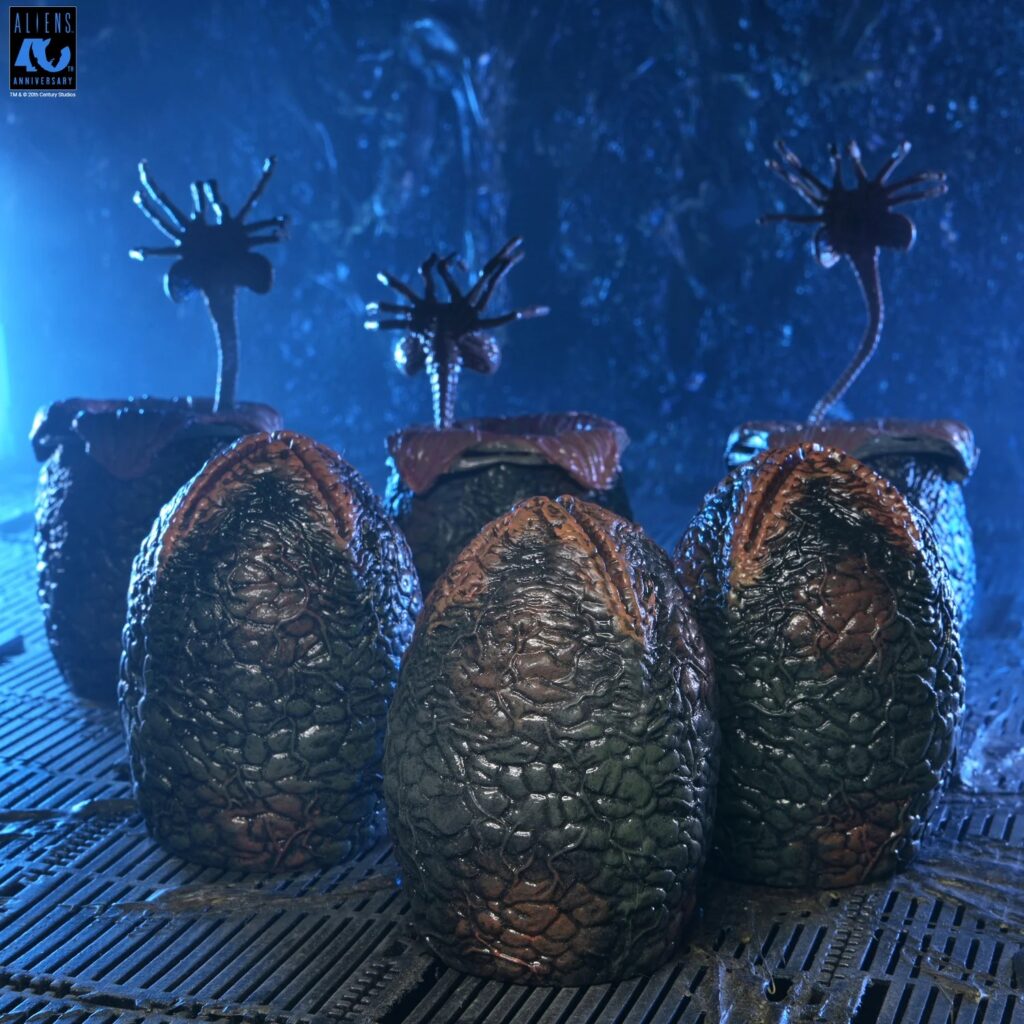 NECA Aliens Carton of Alien Eggs 6-Pack — 40th Anniversary Accessory Pack