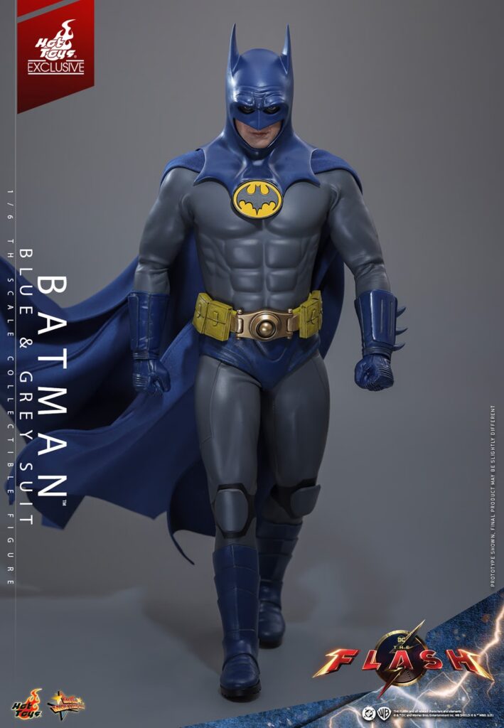 Hot Toys - Batman (Blue & Grey Suit) MMS834 - 1/6 Scale Figur aus The Flash - Jetzt kaufen - Limitiert 1.500 Stck.