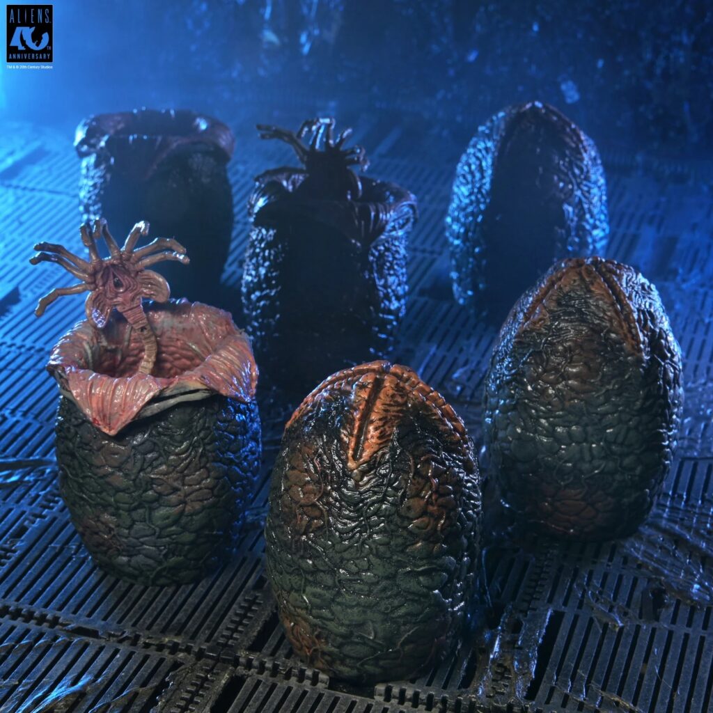NECA Aliens Carton of Alien Eggs 6-Pack — 40th Anniversary Accessory Pack