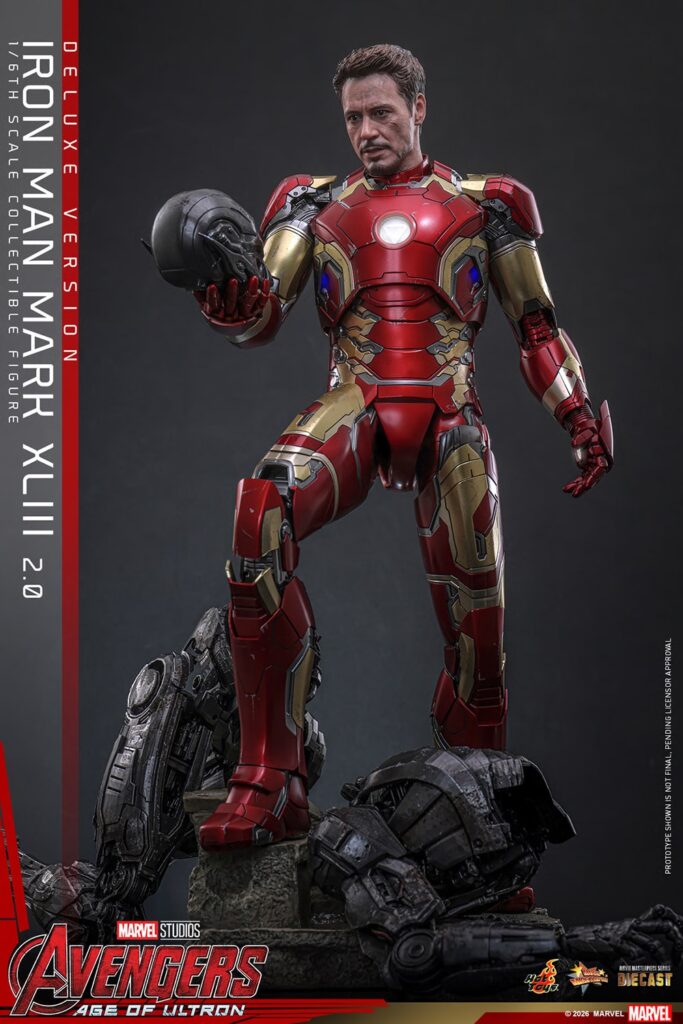 Hot Toys - Iron Man Mark XLIII 2.0 Deluxe Version – Avengers: Age of Ultron