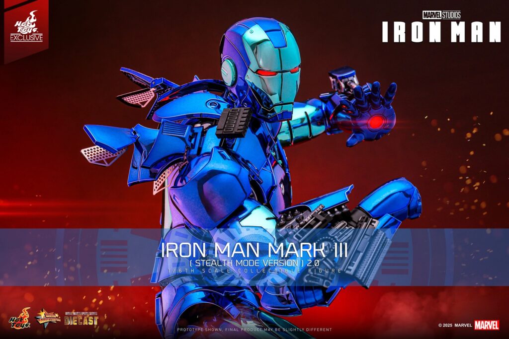 Hot Toys – Iron Man Mark III Stealth Mode Version 2.0 — MMS814D71 1/6 Scale Figur – Jetzt kaufen – limitiert 2.500 Stck.