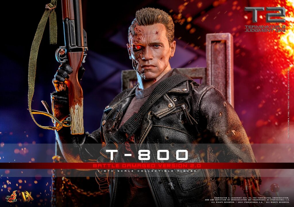 Hot Toys – T-800 – Battle Damaged Version 2.0 -Terminator 2: Judgment Day DX46 1/6 Scale Figur – Jetzt kaufen