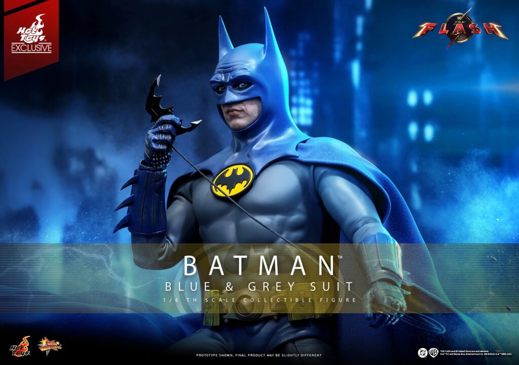 Hot Toys – Batman (Blue & Grey Suit) MMS834 – 1/6 Scale Figur aus The Flash – Jetzt kaufen – Limitiert 1.500 Stck.