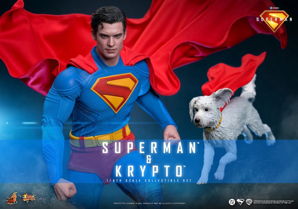 Hot Toys – Superman & Krypto MMS812 – 1/6 Scale Figuren-Set aus dem DC-Film – Jetzt Kaufen
