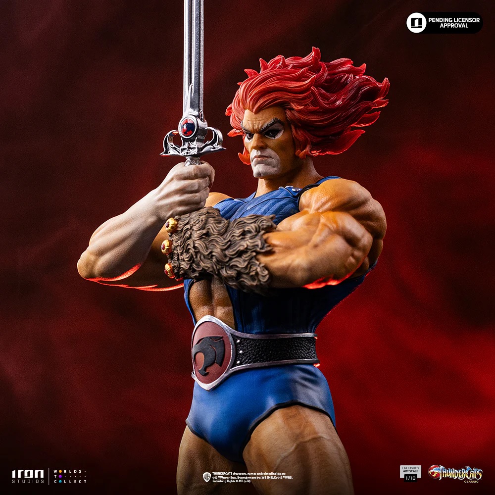 Iron Studios – Lion-O Unleashed – Thundercats -Art Scale 1/10 – Statue des Anführers der Thundercats – Jetzt Vorbestellen