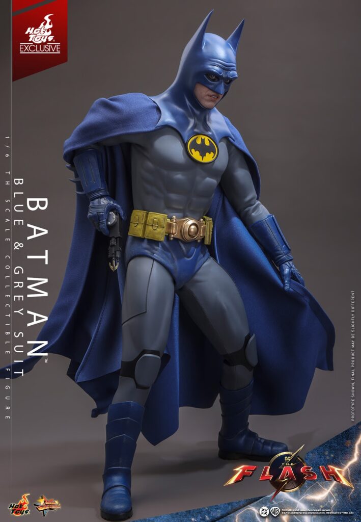 Hot Toys - Batman (Blue & Grey Suit) MMS834 - 1/6 Scale Figur aus The Flash - Jetzt kaufen - Limitiert 1.500 Stck.