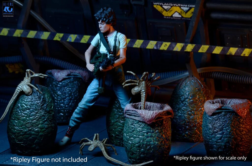 NECA Aliens Carton of Alien Eggs 6-Pack — 40th Anniversary Accessory Pack