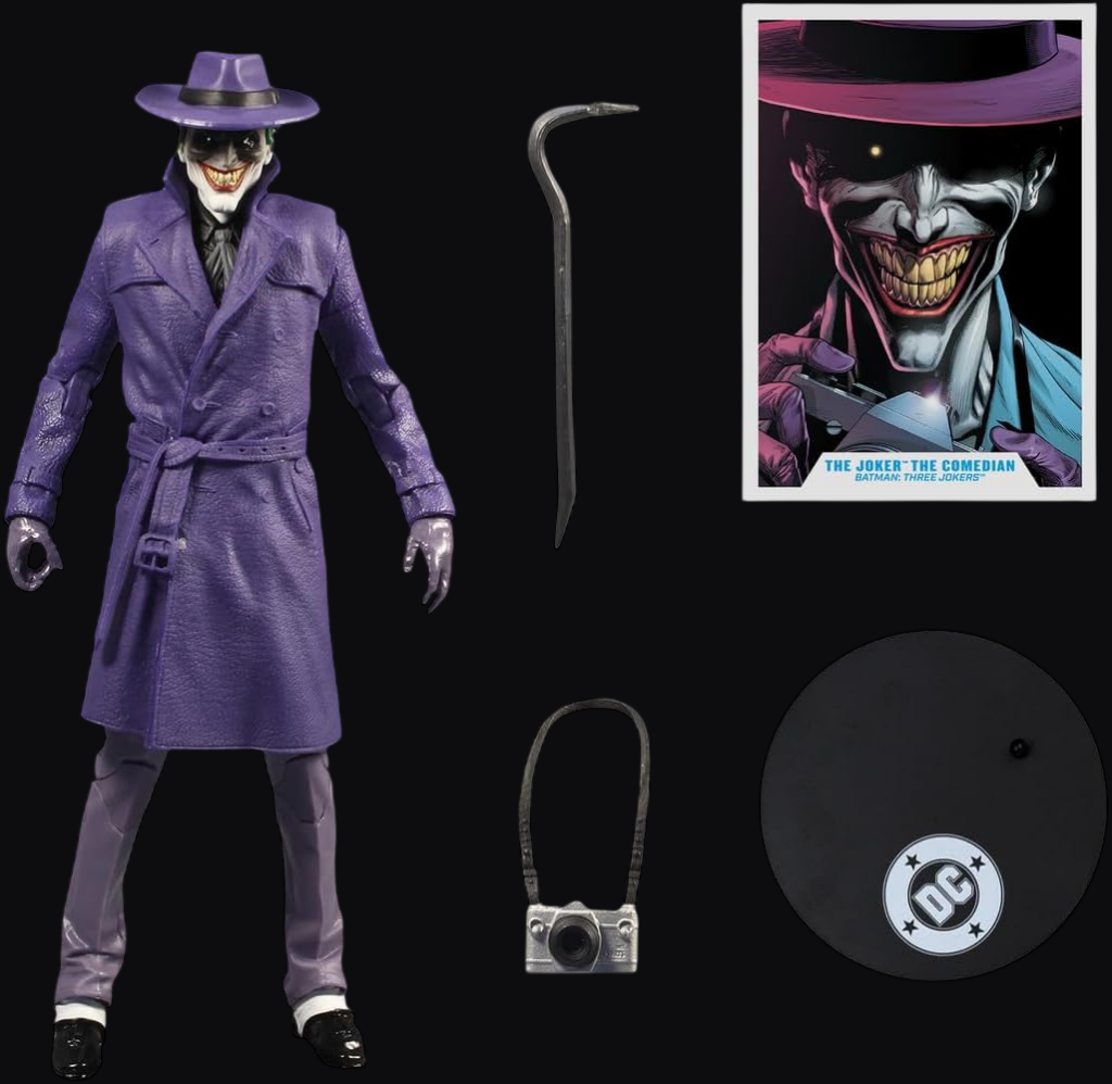 McFarlane Joker The Comedian — DC Multiverse Vault Collection 7 Inch Figur aus Batman Three Jokers