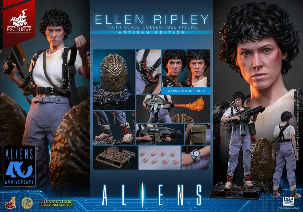 Hot Toys - Ellen Ripley MMS896AE Artisan Edition Deluxe - limitierte 1/6 Scale Figur aus Aliens