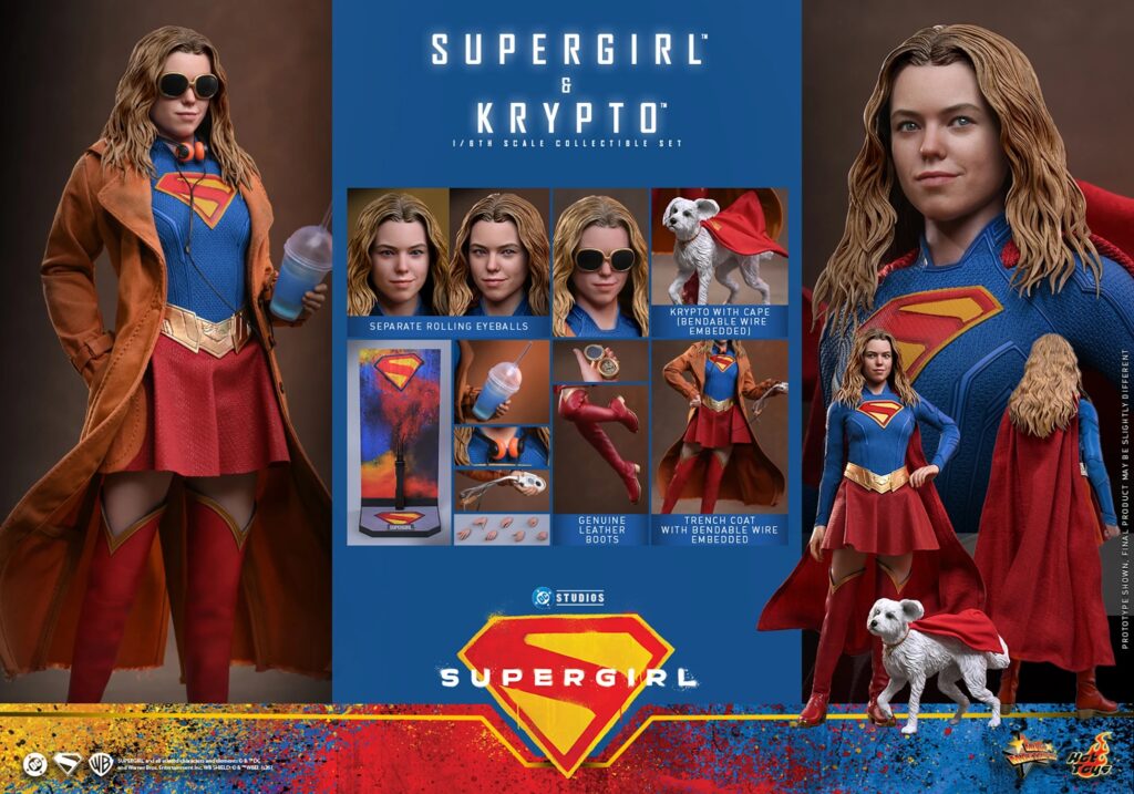 Hot Toys - Supergirl & Krypto - MMS869 1/6 Scale Figuren-Set