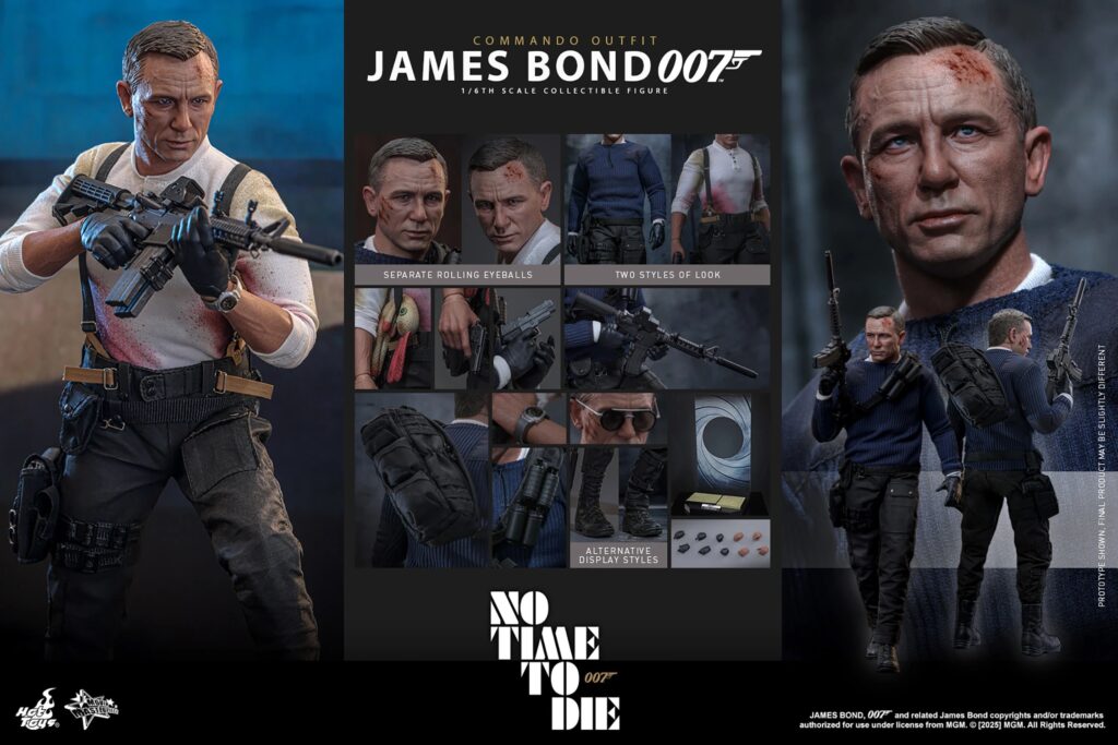 Hot Toys - James Bond (Commando Outfit) - MMS804 — 1/6 Scale Figur aus No Time To Die