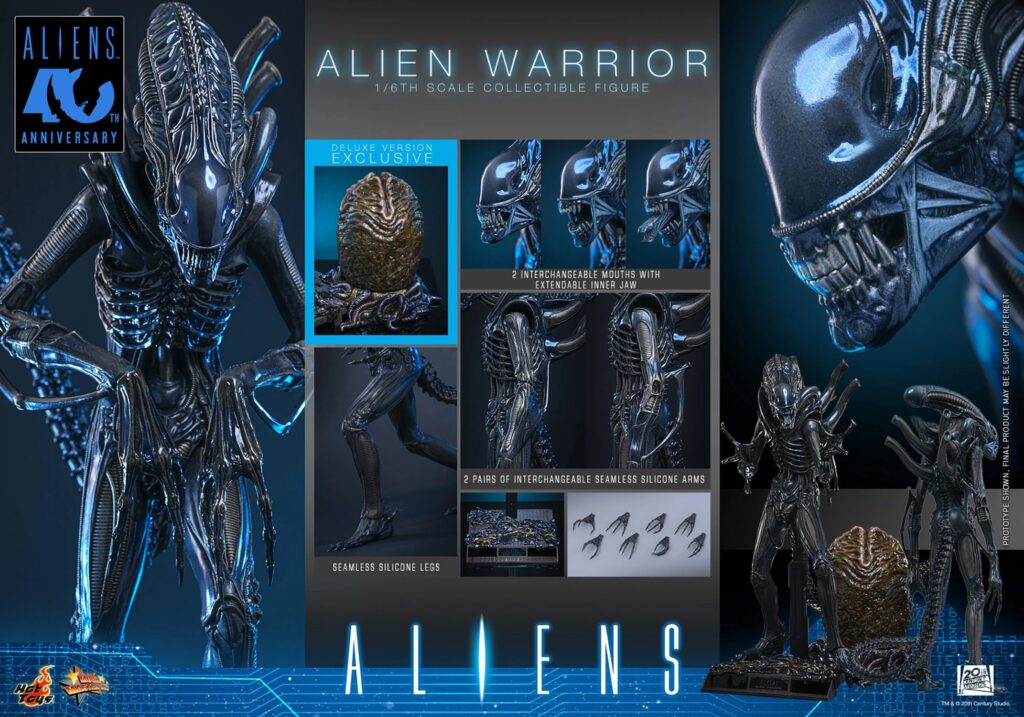 Hot Toys - Alien Warrior MMS899 Deluxe Version — 1/6 Scale Xenomorph aus Aliens