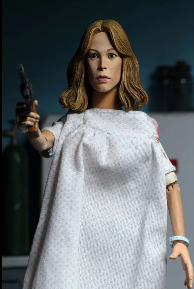 NECA - Doktor Loomis & Laurie Strode - Halloween 2 Retro Cloth Figuren-Set