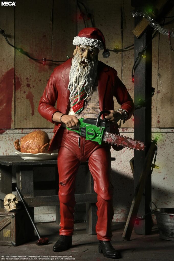 NECA - Santa Leatherface - Ultimate 7 Zoll Actionfigur aus Texas Chainsaw Massacre