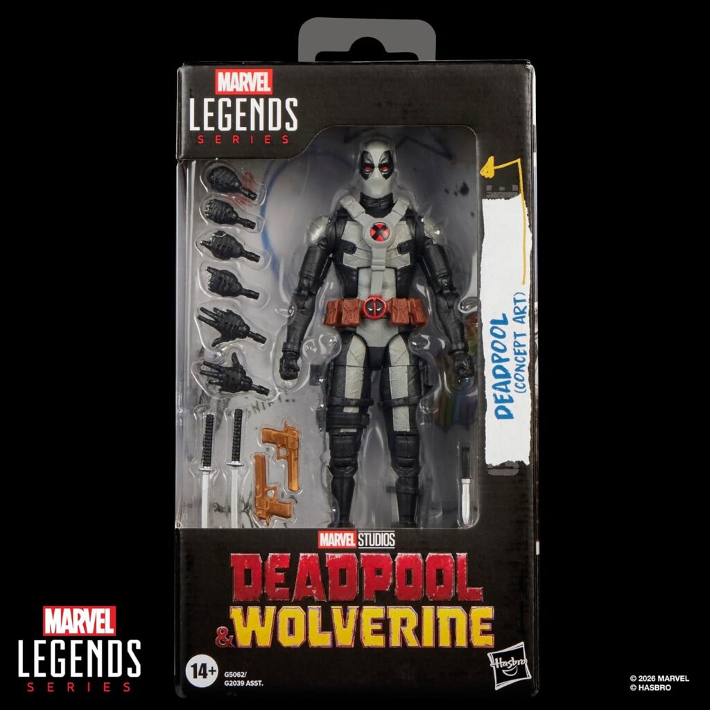 Hasbro - Marvel Legends - Deadpool (Concept Art) - 6-Zoll-Actionfigur