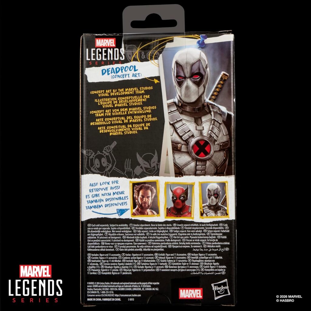 Hasbro - Marvel Legends - Deadpool (Concept Art) - 6-Zoll-Actionfigur