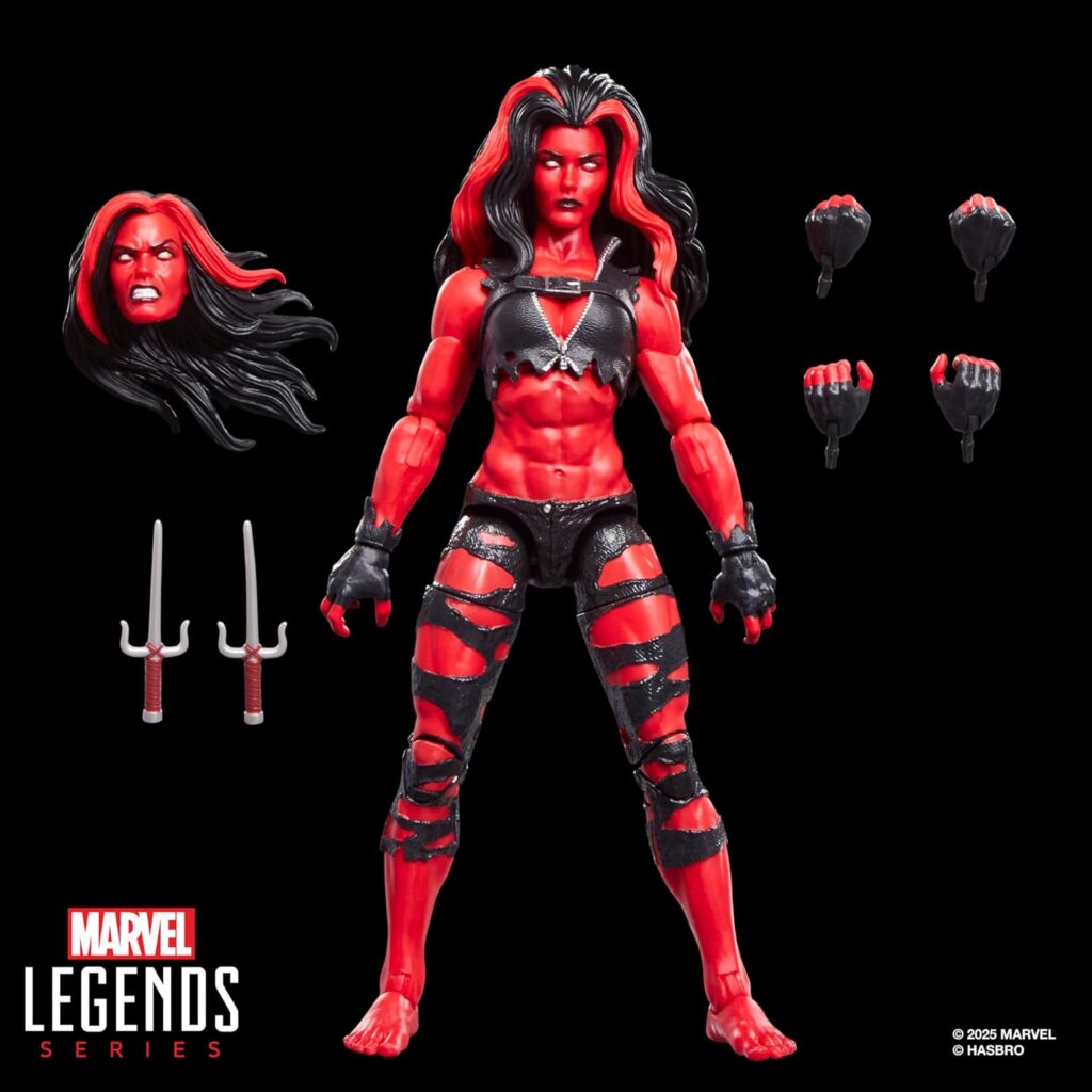 Hasbro - Red She-Hulk - Marvel Legends 6-Zoll-Actionfigur