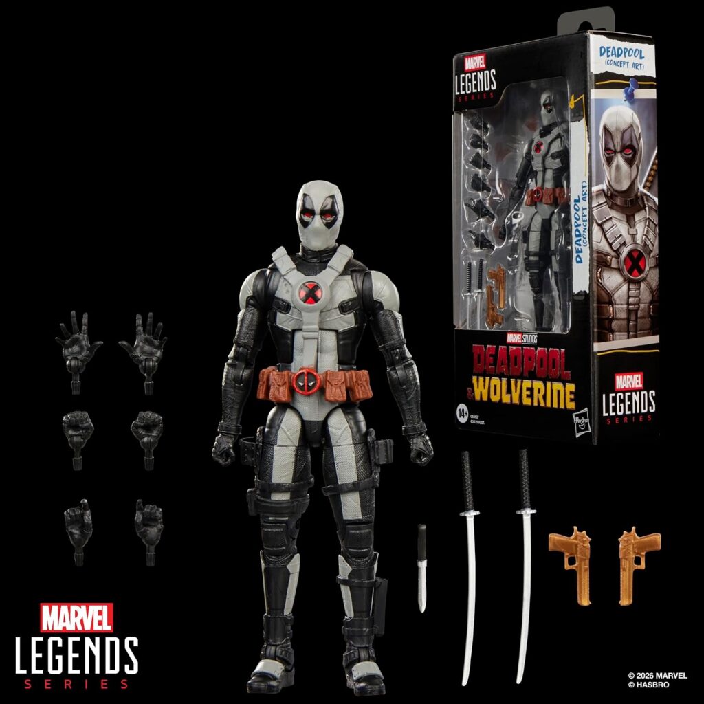 Hasbro - Marvel Legends - Deadpool (Concept Art) - 6-Zoll-Actionfigur