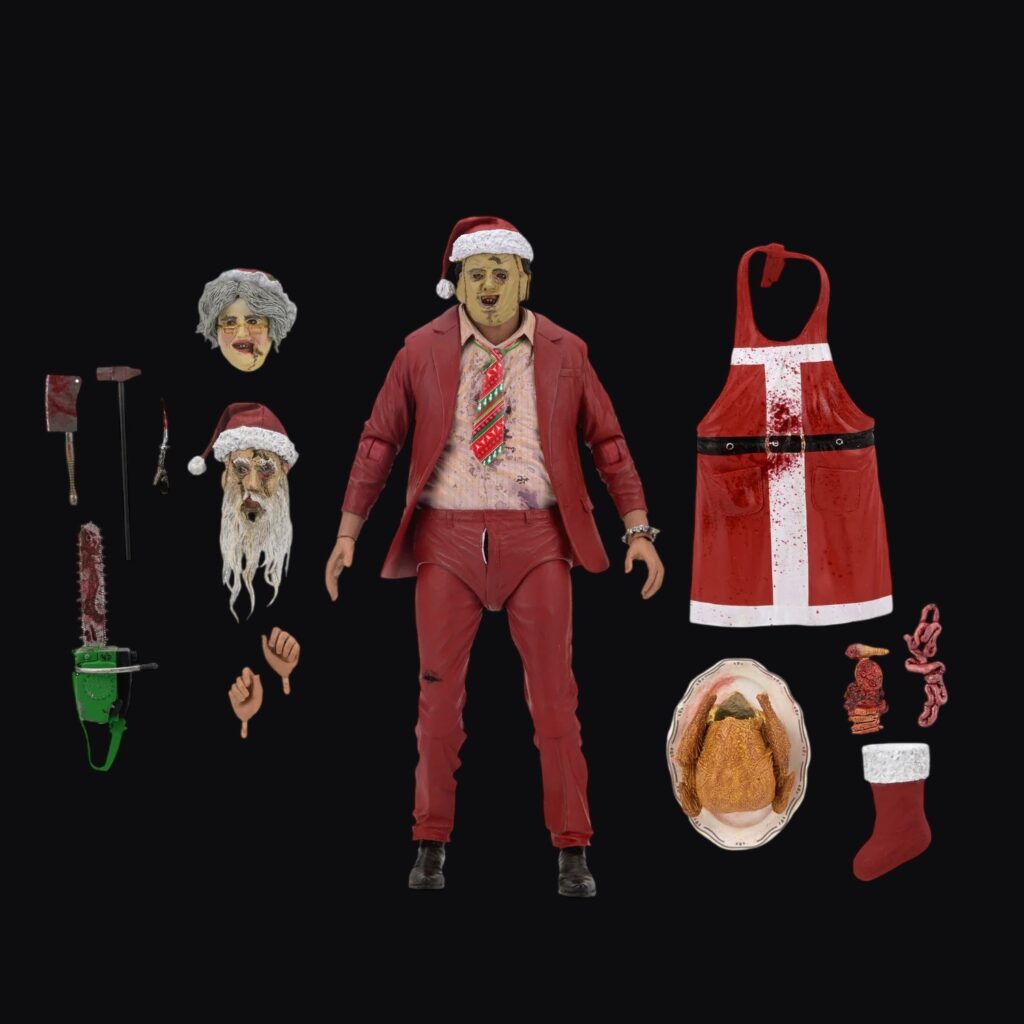 NECA - Santa Leatherface - Ultimate 7 Zoll Actionfigur aus Texas Chainsaw Massacre