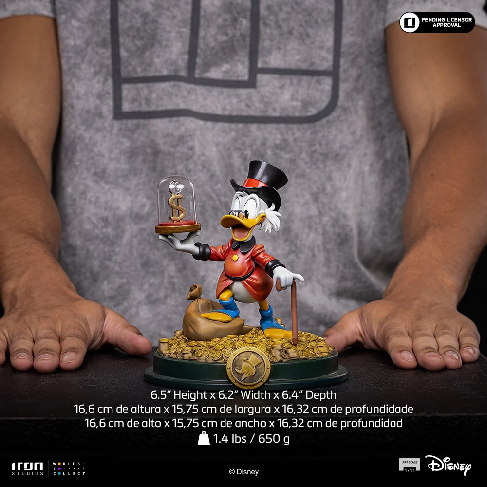 Iron Studios - Uncle Scrooge McDuck - DuckTales Art Scale 1/10 Statue