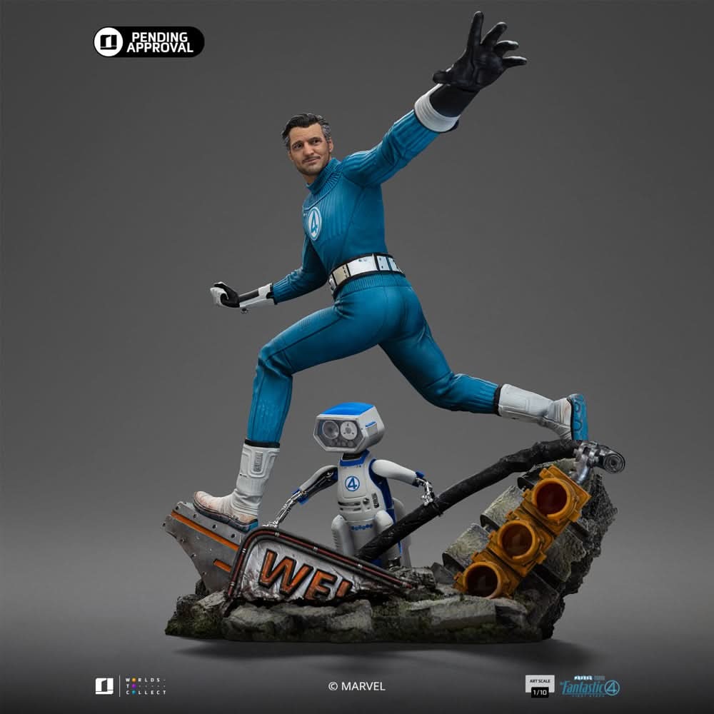 Iron Studios - Mister Fantastic - Art Scale 1/10 Statue aus The Fantastic Four: First Steps