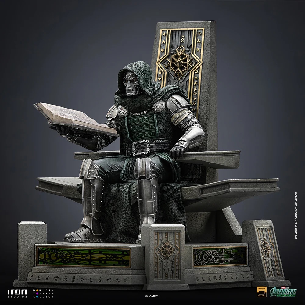 Iron Studios - Doctor Doom on Throne - Art Scale 1/10 Statue aus Avengers: Doomsday