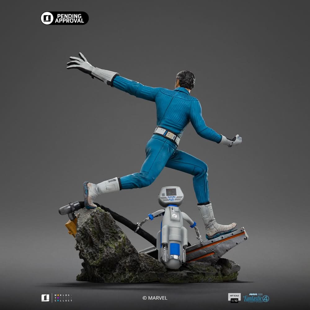 Iron Studios - Mister Fantastic - Art Scale 1/10 Statue aus The Fantastic Four: First Steps