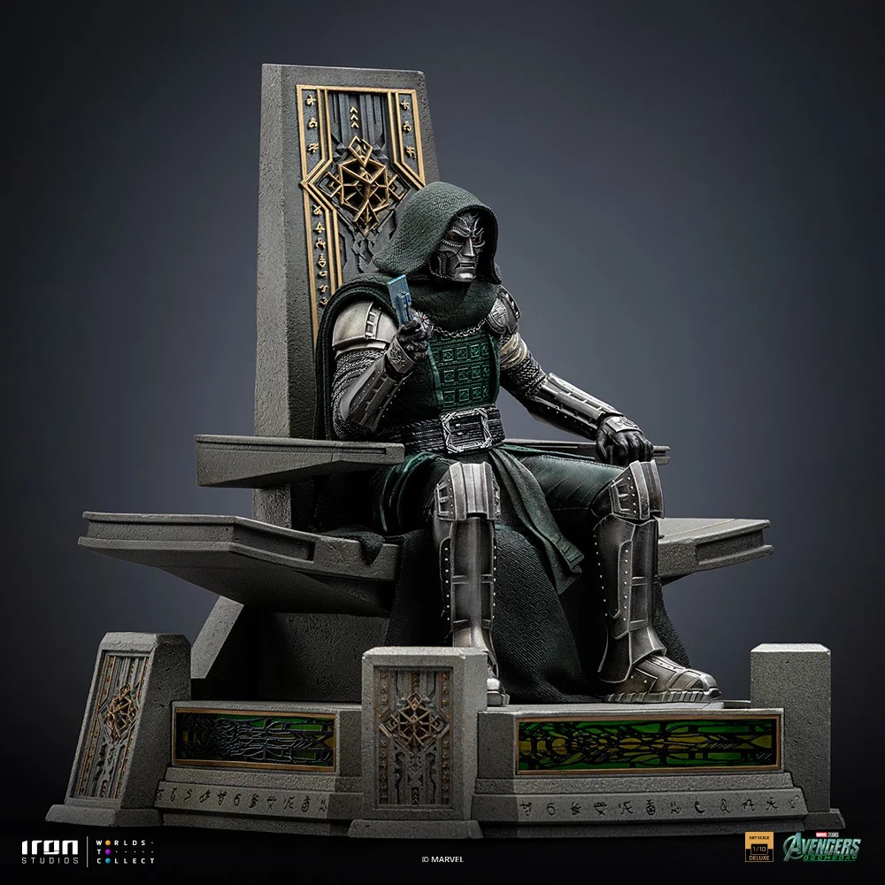 Iron Studios - Doctor Doom on Throne - Art Scale 1/10 Statue aus Avengers: Doomsday