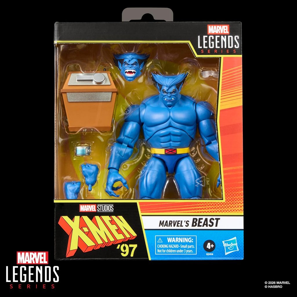 Hasbro - Marvel's Beast - X-Men '97 - 6-Zoll-Actionfigur aus der Marvel Legends Serie
